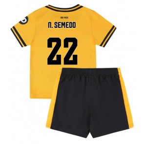 Wolves Nelson Semedo #22 Dětské Domácí dres komplet 2024-25 Krátký Rukáv (+ trenýrky)